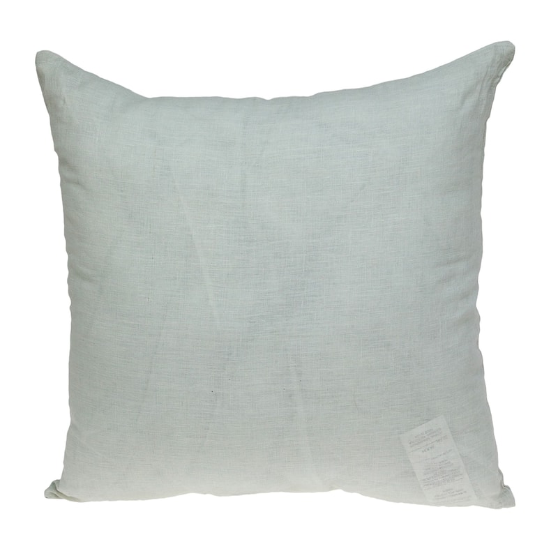 Damask Square Cotton Throw Pillow - 22" - Beige