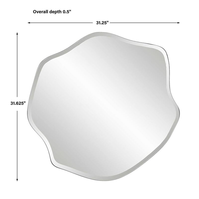 Uttermost 09895 Curiosity 31-1/8" W x 31-7/8" H Specialty Frameless