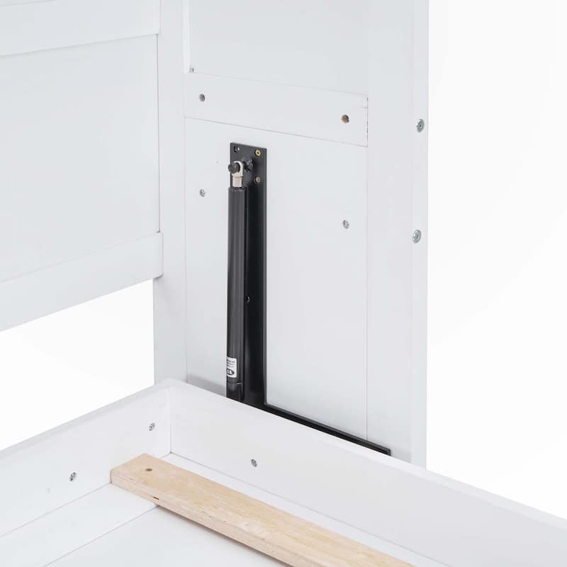 Queen Size Murphy Bed Wall Bed with Top Cabinets