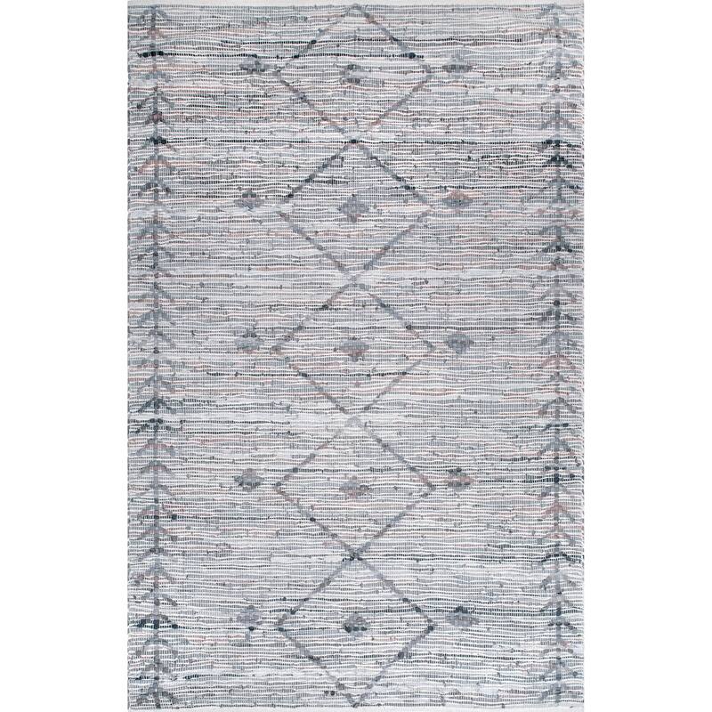 Nuloom Jasonna Leather Tribal Flatweave Area Rug