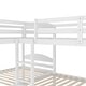 preview thumbnail 11 of 12, Functional and Aesthetic Design Twin L-Shaped Bunk bed with Trundle, Elegant Design Twin L-Shaped Bunk bed with Trundle