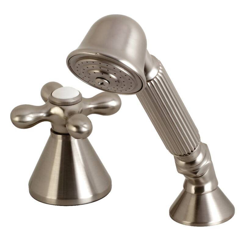 Kingston Brass 1.8 GPM Single Function Hand Shower - Includes Hose and - Brushed Nickel