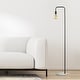 preview thumbnail 5 of 21, JONATHAN Y Haines 60" Minimalist Edison Metal/Marble Floor Lamp, Gold