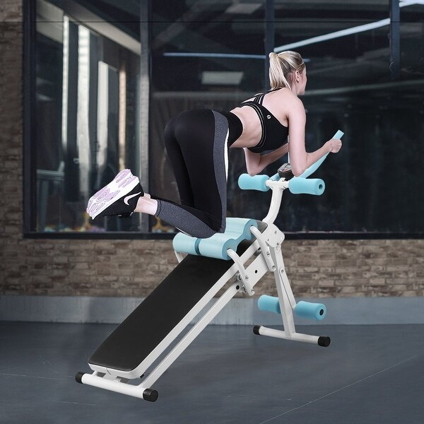 Zenova Abdominal Crunch Coaster Fitness Height Adjustable On