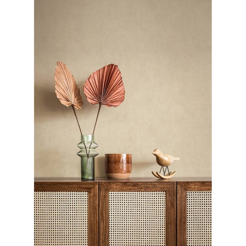 Advantage Riomar Cream Distressed Texture Wallpaper - 20.9in x 396in x 0.025in - 20.9in x 396in x 0.025in