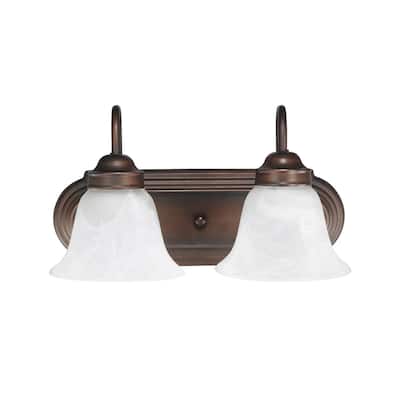 Arthur 2-light Burnished Bronze Bath/Vanity Fixture
