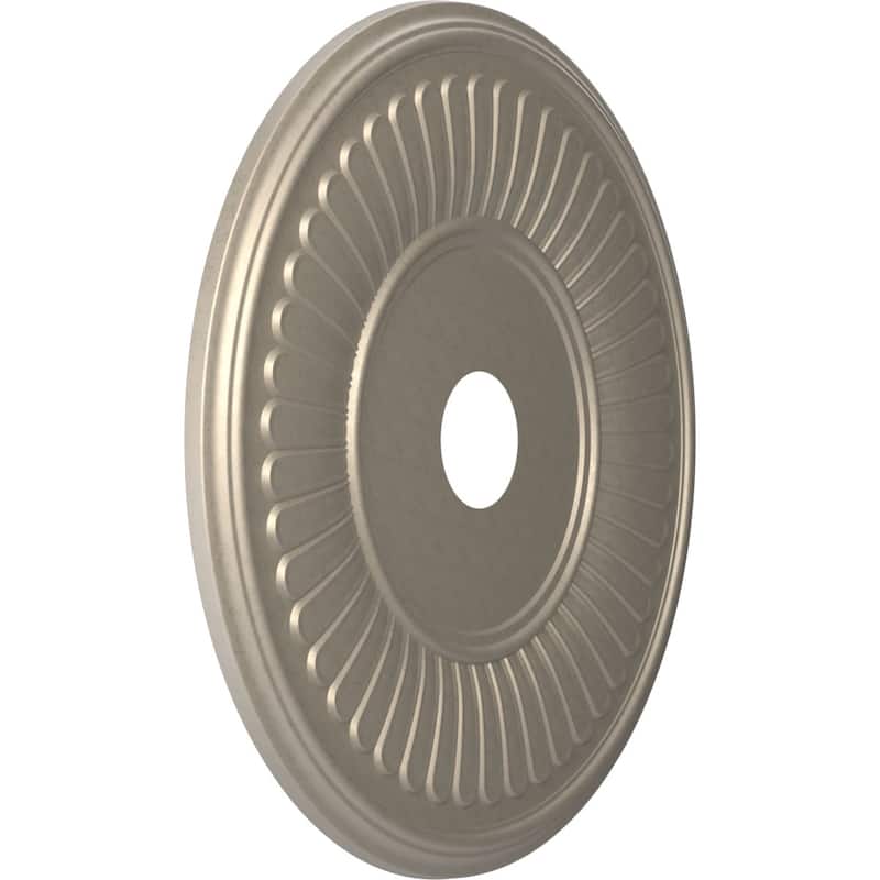 3 1/2" Inside Diameter - Berkshire Thermoformed PVC Ceiling Medallion