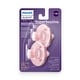 preview thumbnail 2 of 6, Soothie Pacifier 3 to 18 Month 2 Pack in Pink