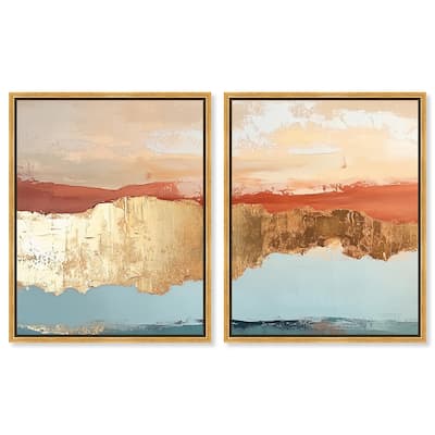 Earthy Glow III Canvas Set of 2 by Art Remedy