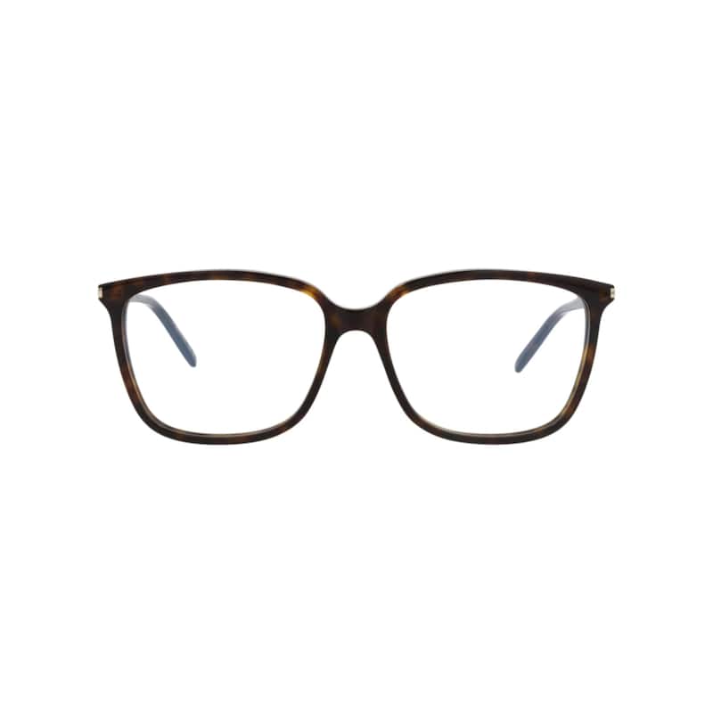Saint Laurent Round-Frame Acetate Optical Frames - Havana Havana Transparent - Multi