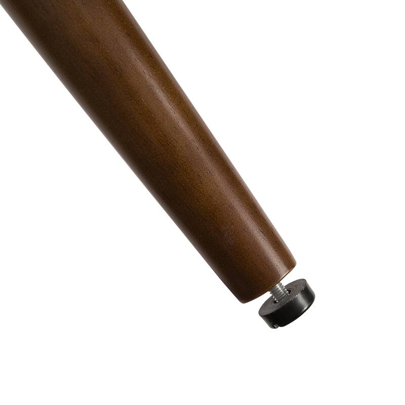 Art Leon Mid Century Modern Upholstered Dining Chair, Open-Back Accent Chair Set of 2