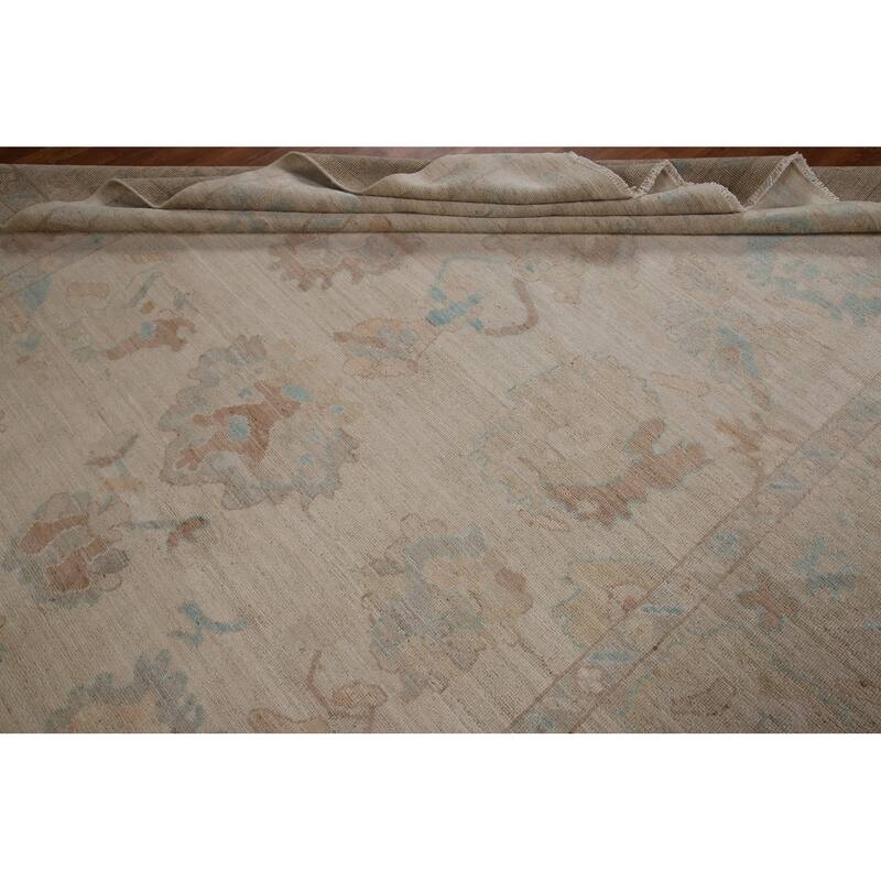 Vegetable Dye Oushak Rug Hand-knotted Wool Carpet - 8'3"x 10'0"