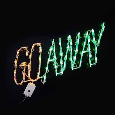 Halloween LED Go Away 29 inches