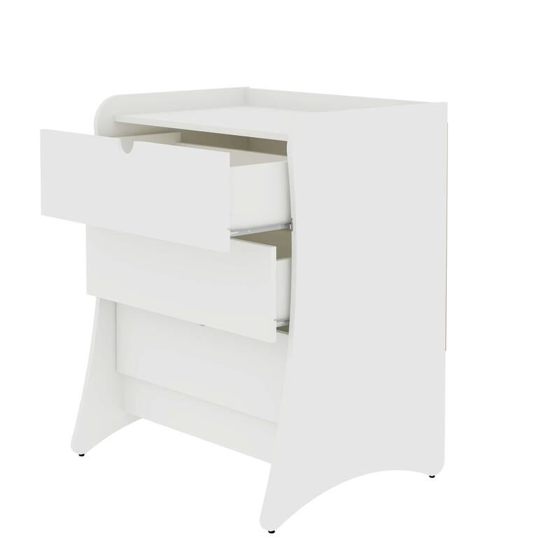 Manhattan Comfort Coney Mid-Century Modern 3-Drawer Dresser