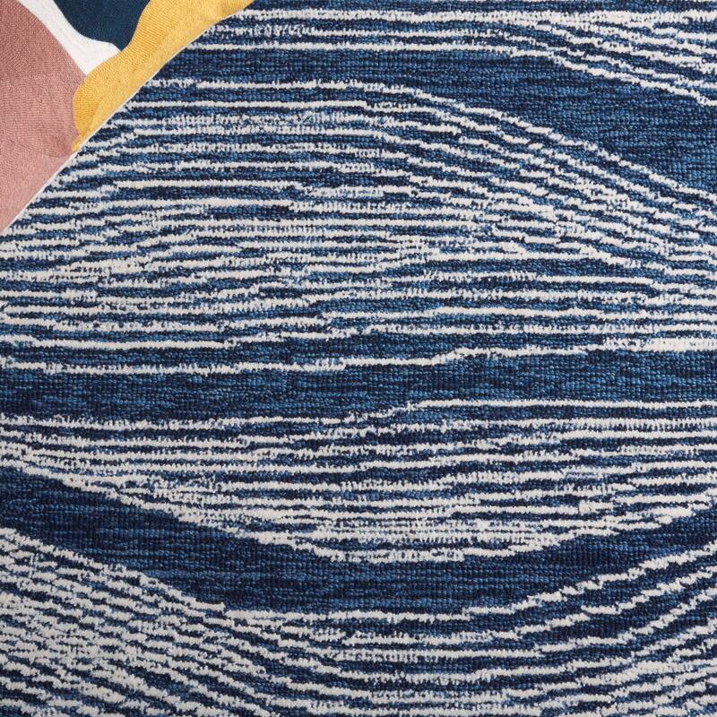 SAFAVIEH Handmade Metro Annarosa Modern Abstract Wool Rug