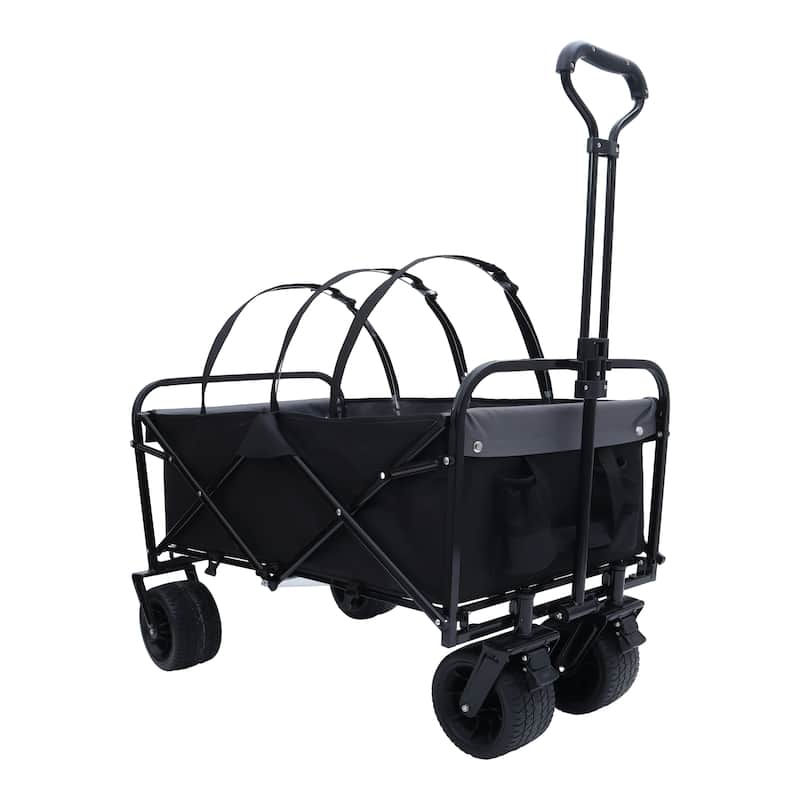 Foldable Wagon Cart with strapping system Beach