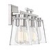 preview thumbnail 9 of 12, Savoy House Calhoun 3-Light Bathroom Vanity Light with Clear Glass (24" W x 9" H)
