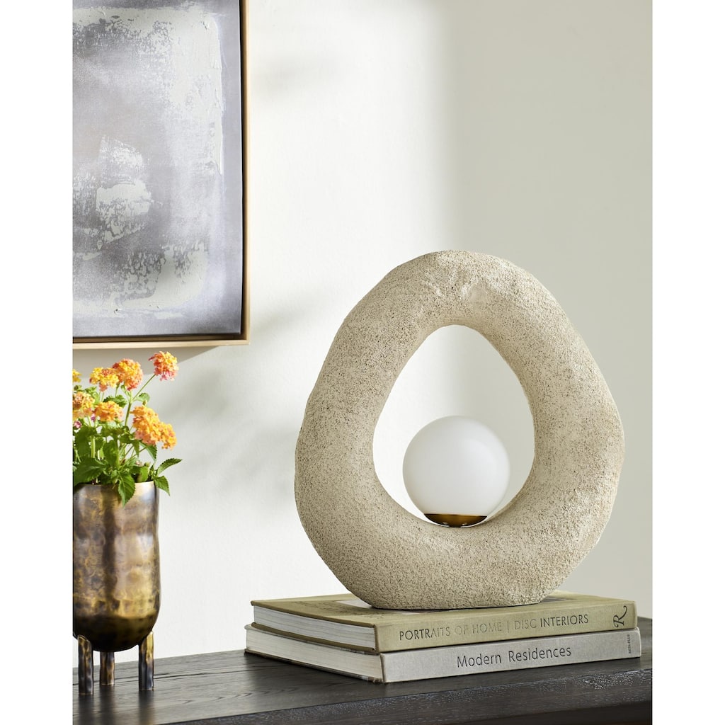 Livabliss Oshira Modern Accent Table Lamp - 16"H x 15"W x 5"D