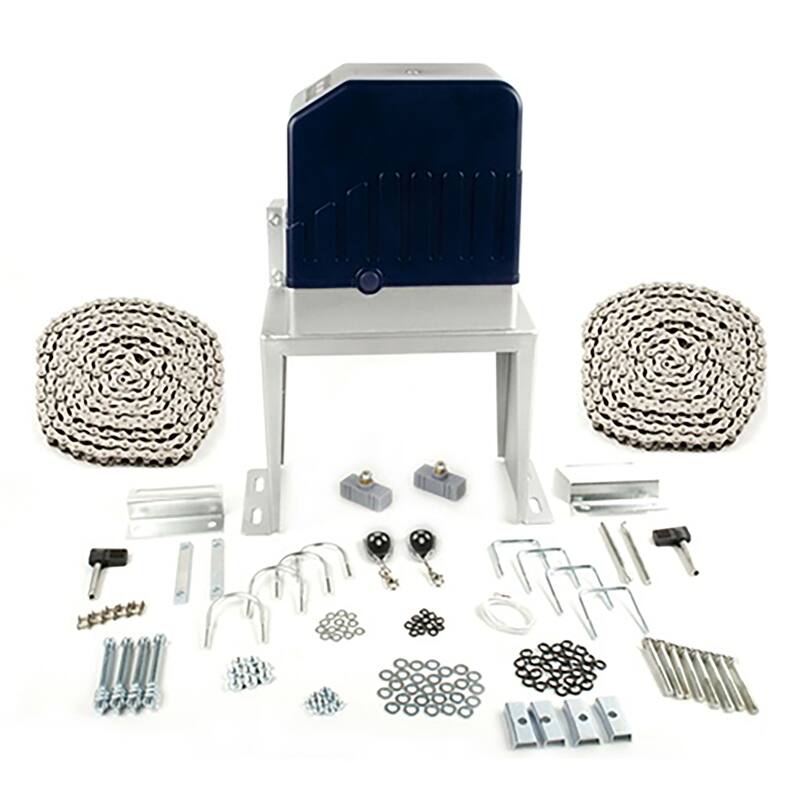 ALEKO Garden Steel Single Sliding 12 ft Driveway Gate Munich Style with Gate Opener