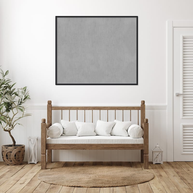 Amanti Art Lucie Black Framed Magnetic Board