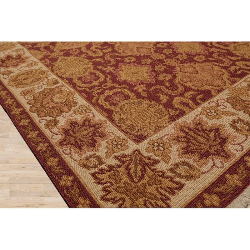 Hand Knotted Reversible Soumak Rust Tibetan Wool Traditional Area Rug - 3' 6'' x 5' 6''