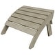preview thumbnail 25 of 85, Vineyard HIPS Outdoor Folding Eco-Friendly All Weather Seashell Adirondack Chairs (12-Piece Conversation Set)