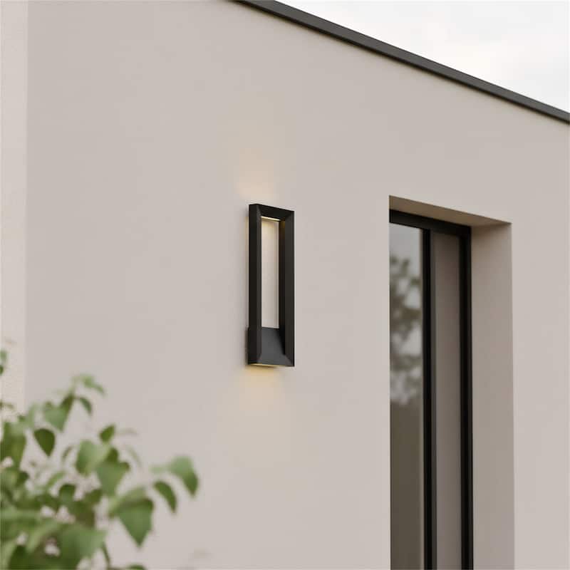 28 Inch LED Wall Sconce - Black