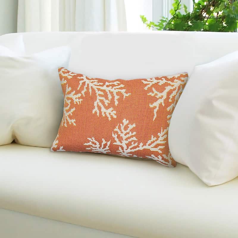 Liora Manne Marina Coral Edge Indoor/Outdoor Pillow