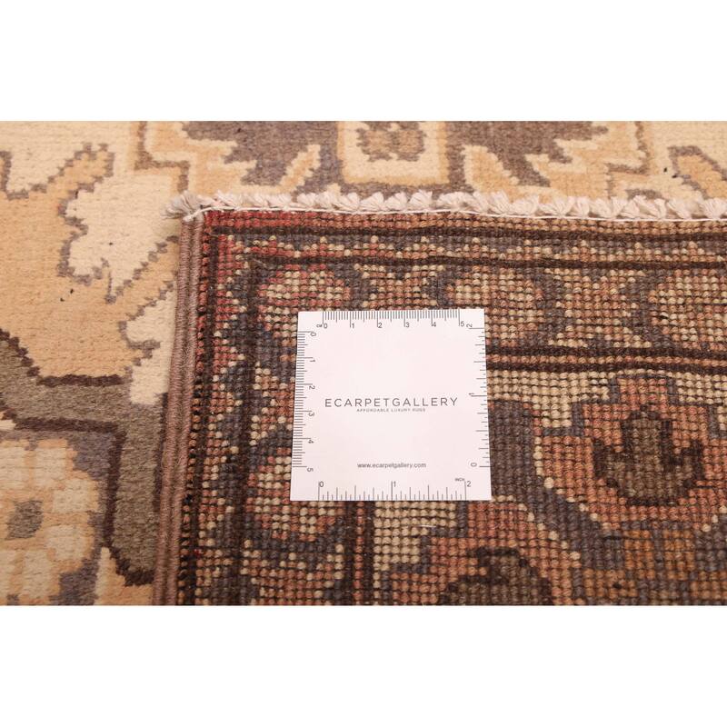 ECARPETGALLERY Hand-knotted Finest Kargahi Copper Wool Rug - 6'10 x 9'5
