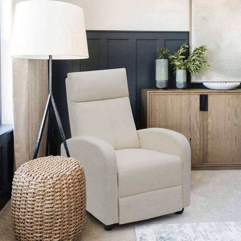 Homall Recliner Chair Fabric Single Living Room Sofa Recliner