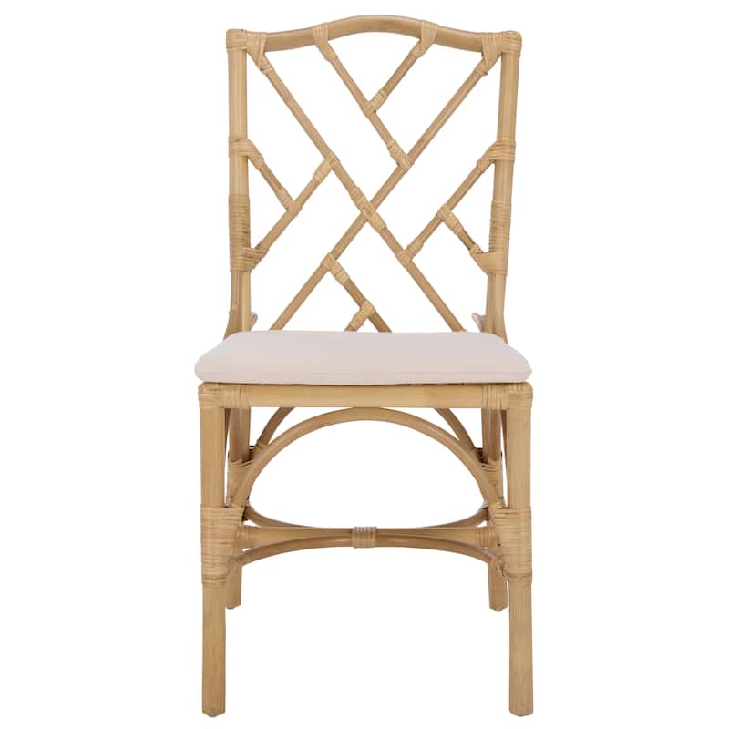 SAFAVIEH Home Chadale Rattan Dining Chair - 23"W x 18"D x 38"H