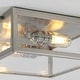 preview thumbnail 46 of 73, Alma 12" Metal/Glass LED Flush Mount, by JONATHAN Y