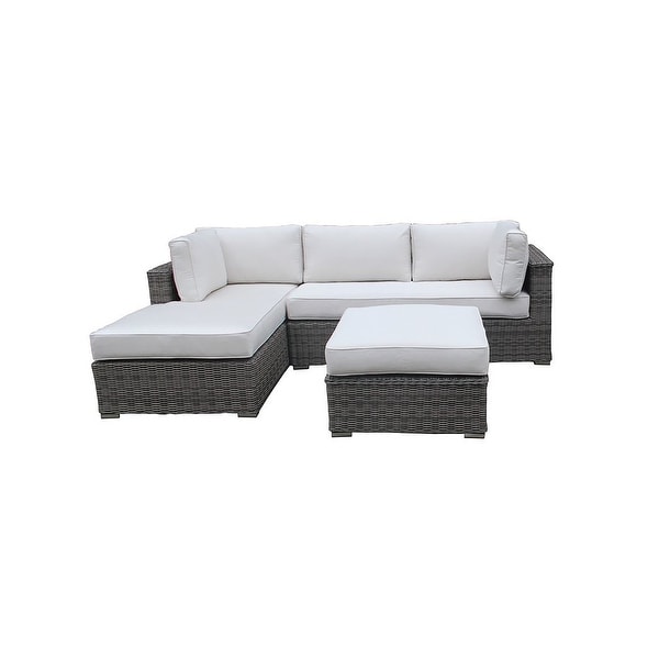 Outdoor sectional sofa on sale with sunbrella fabric