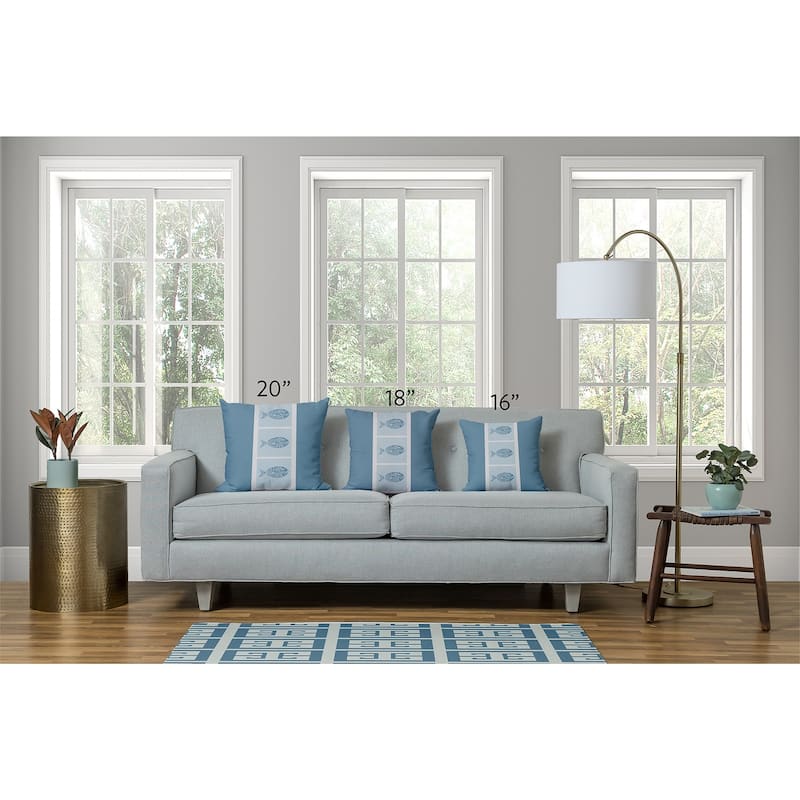 Fish Chips Nautical Decorative Indoor Pillow