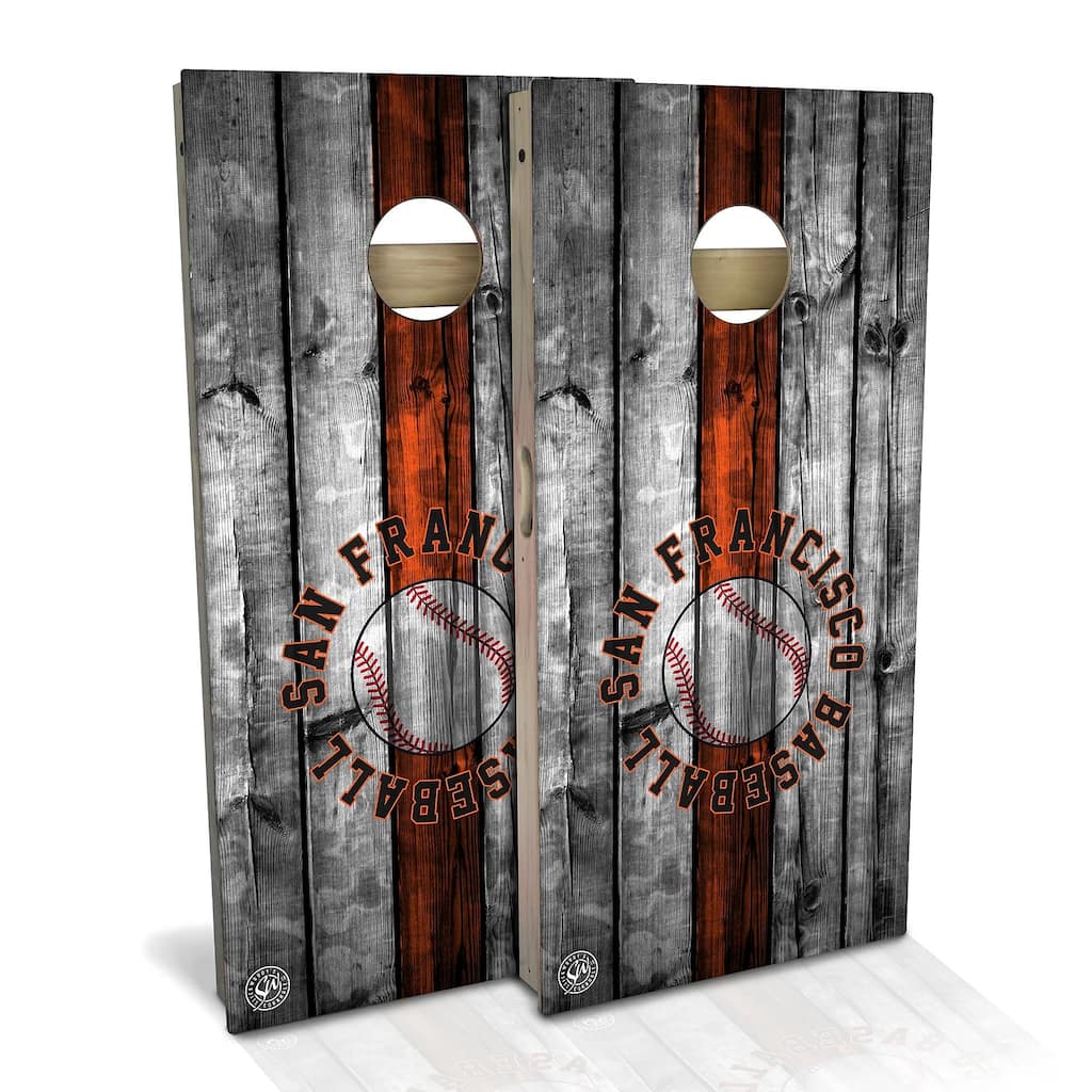 San Francisco Baseball Outdoor Cornhole Board Set