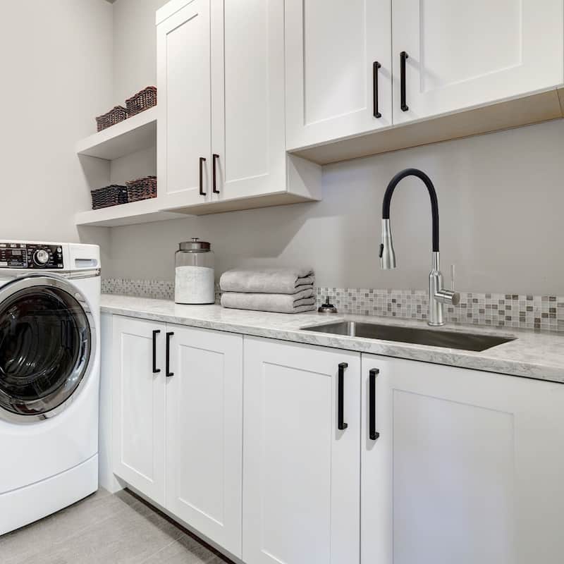 Transolid LSA1-252212-BS 25-in x 22-in Dual-Mount Laundry/Utility Sink Kit in Brushed Stainless - 25" X 22"