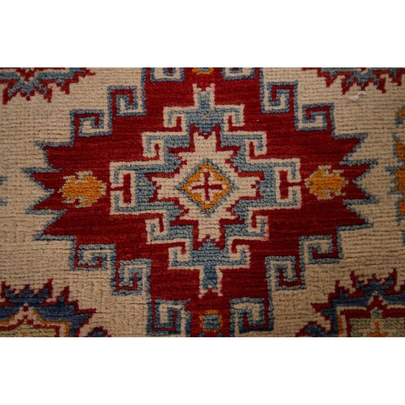 Kazak Runner Rug Handmade Wool Carpet - 2'10" x 16'3"