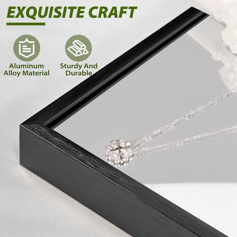 Arched Aluminum Alloy Framed Wall Mirror Decorative Wall Mirror