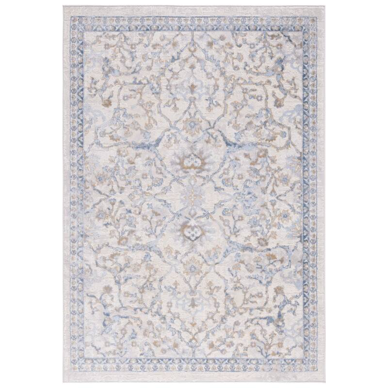 SAFAVIEH Palma Frederica Oriental Rug - 6'7" x 9'2" - Beige/Light Blue