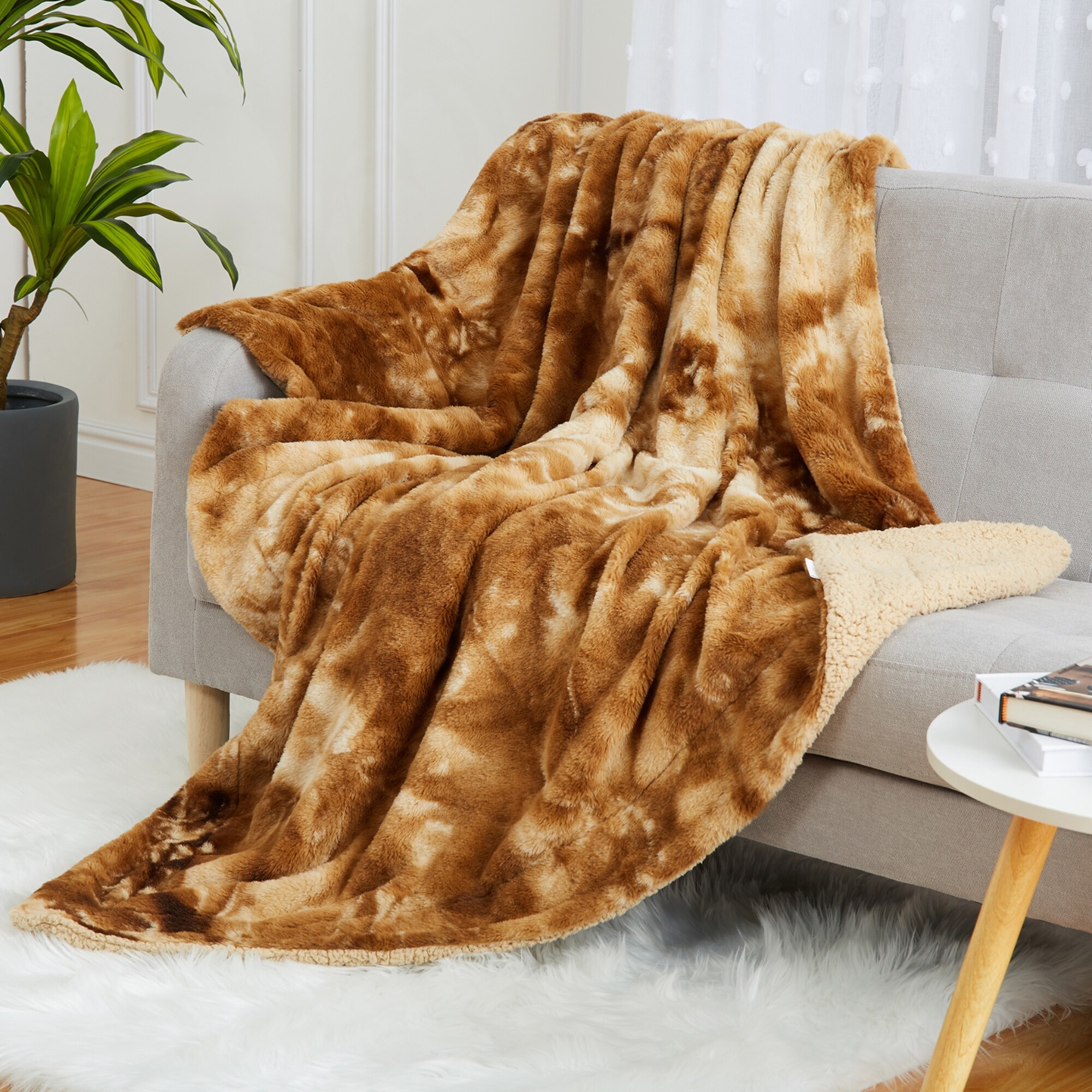 London fog supreme velvet sherpa sales throw