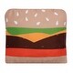 preview thumbnail 8 of 9, Lambs & Ivy Interactive 2-n-1 Soft Toddler Hamburger/Barbeque Pillow Play Set