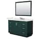 Option Green, Nickel Trim, White Quartz Top