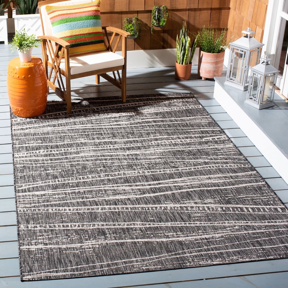SAFAVIEH Courtyard Giuseppa Indoor/ Outdoor Waterproof Patio Backyard Rug