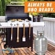 preview thumbnail 6 of 9, Flame King 20LB Aluminum Propane Tank with Gauge & OPD Valve, Corrosion-Resistant and Rust-Free