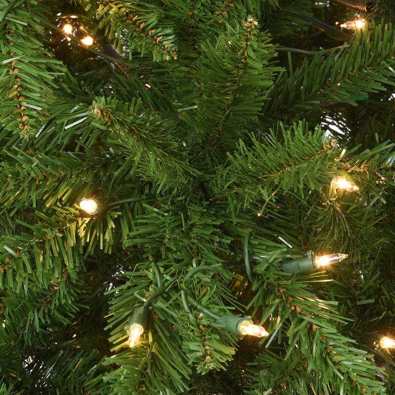 National Tree Company 9 ft. Peyton Spruce Tree with Clear Lights - 9 Foot