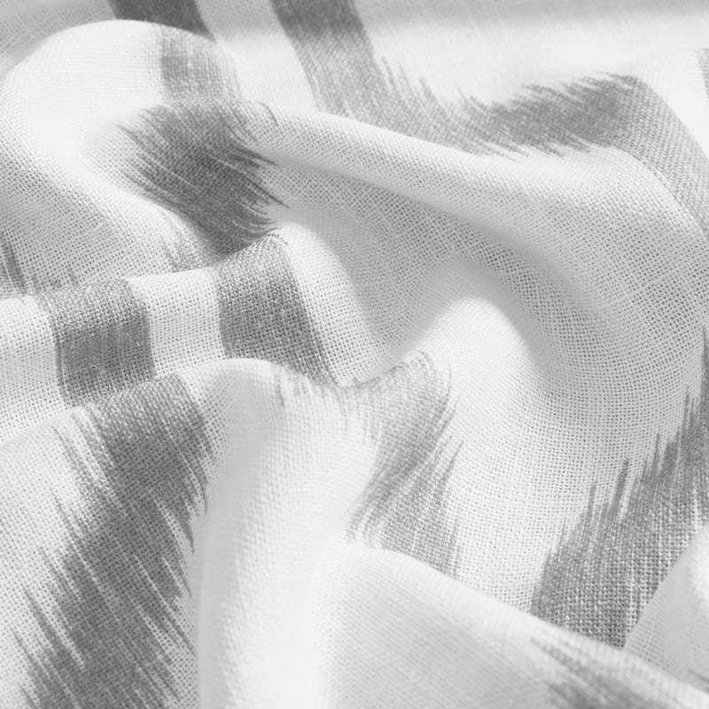 Elrene Renzo Ikat Geometric Linen Room Darkening Window Curtain