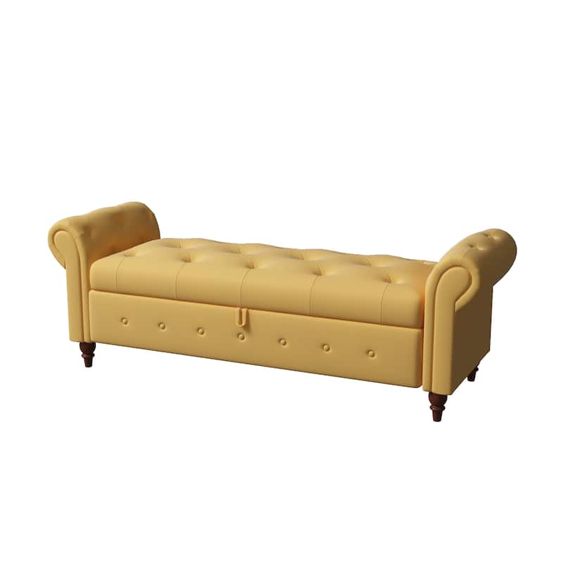 63" Bed Bench