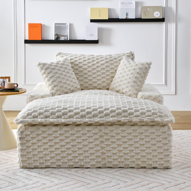 Oversized Single Sofa Chair Extra Wide Reclining Accent Chair Chaise Lounges