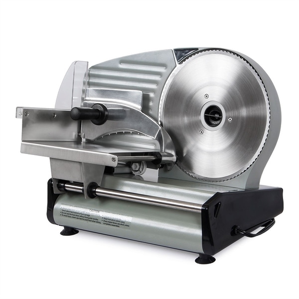 Della 8.7" Commercial Style 180W Electric Meat Slicer Blade Deli Cutter Veggies Kitchen CSA, ETL