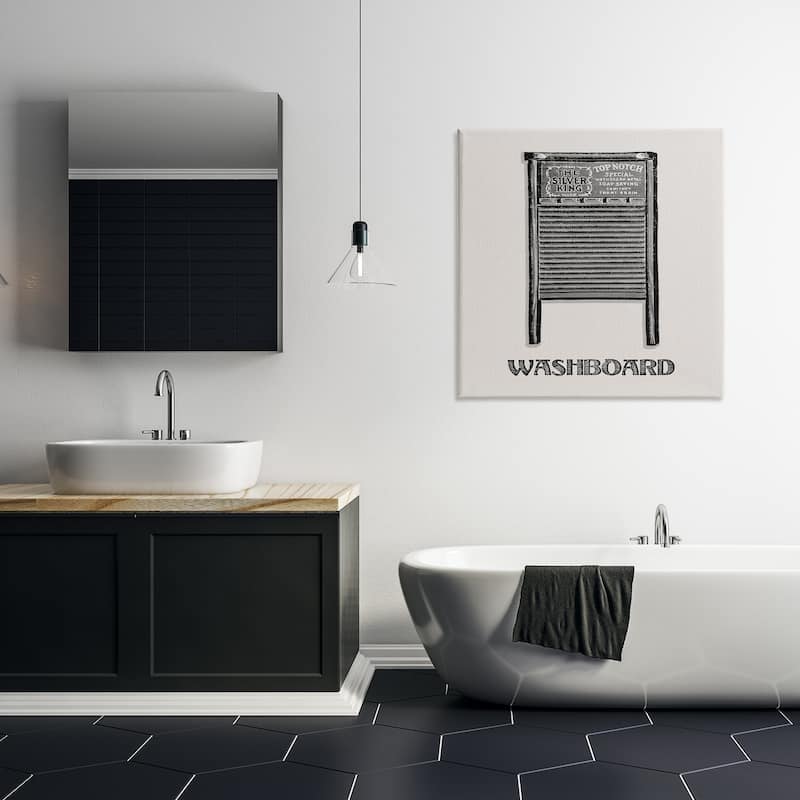 Stupell Timeless Antique Washboard Canvas Wall Art Design By Val Rhodes